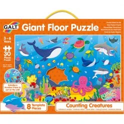 Contemporary And Traditional Jigsaws GALT Giant Floor Puzzle - Counting Creatures