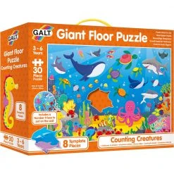 Contemporary And Traditional Jigsaws GALT Giant Floor Puzzle - Counting Creatures