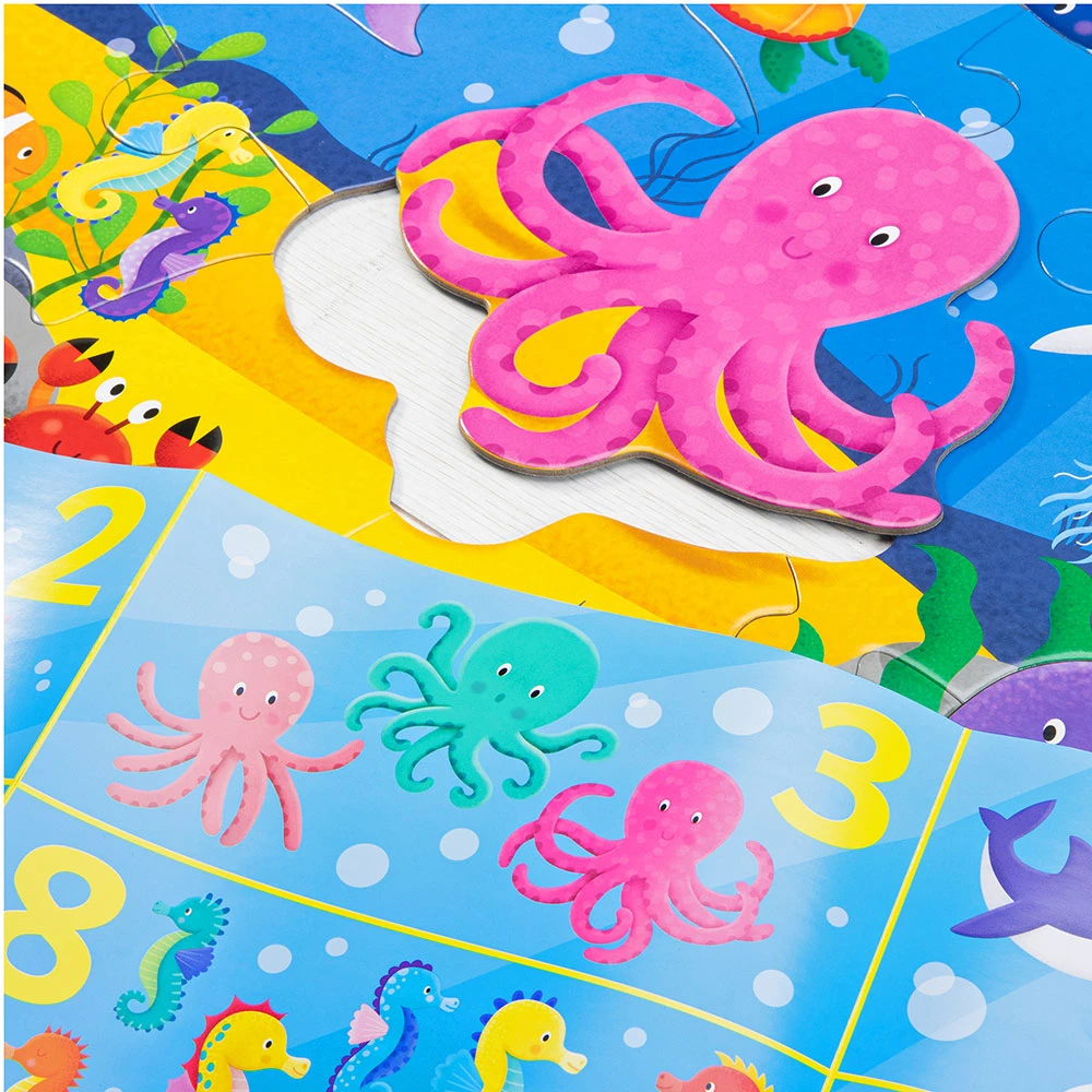 Contemporary And Traditional Jigsaws GALT Giant Floor Puzzle - Counting Creatures 7 Contemporary And Traditional Jigsaws GALT Giant Floor Puzzle - Counting Creatures