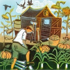 Green Pebble Caroline Barker - Shed Man