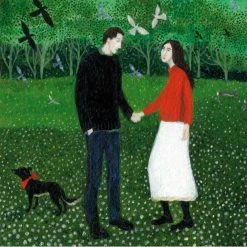 Green Pebble Greetings Cards Dee Nickerson - In Clover