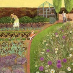 Green Pebble Ellie Ling - A Very Particular Cat Greetings Cards