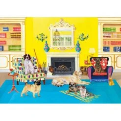 Green Pebble Greetings Cards E B Watts - The Dogs' Library