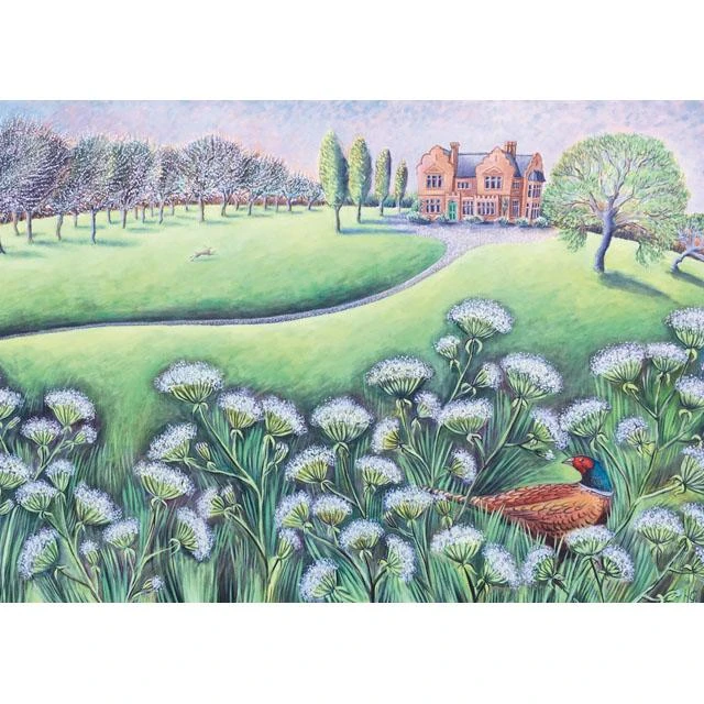 Green Pebble Hannah Giffard -Hiding In The Cow Parsley Greetings Cards 3 Green Pebble Hannah Giffard -Hiding In The Cow Parsley Greetings Cards