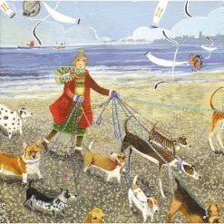 Green Pebble Greetings Cards Stephanie Lambourne - Leader Of The Pack