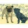 Green Pebble Vanessa Lubach - Two Pugs 1 Green Pebble Vanessa Lubach - Two Pugs