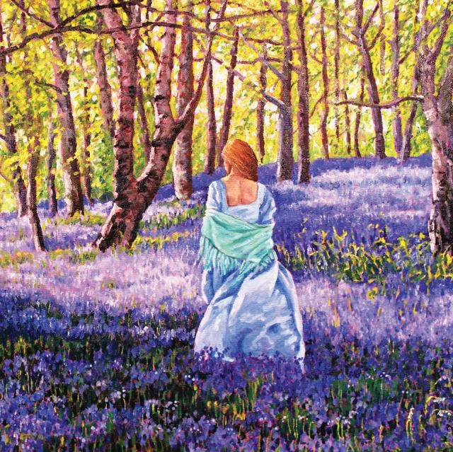 Green Pebble Zoe Elizabeth Norman -Through The Bluebells 3 Green Pebble Zoe Elizabeth Norman -Through The Bluebells