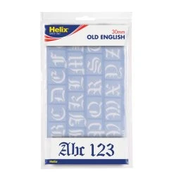 Helix 30mm Old English Stencil Student Stationery