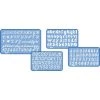 Student Stationery Helix Lettering Stencil Set (4 Piece)