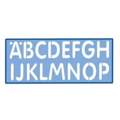 Helix 2in-50mm Stencil Set Student Stationery