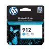 Hewlett Packard Inkjet Cartridges HP 912 Ink Cartridge Cyan 2.93ml 3YL77AE