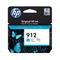Hewlett Packard Inkjet Cartridges HP 912 Ink Cartridge Cyan 2.93ml 3YL77AE
