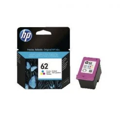 Hewlett Packard Inkjet Cartridges HP 62 Tri-Color Original Ink Cartridge C2P06AE