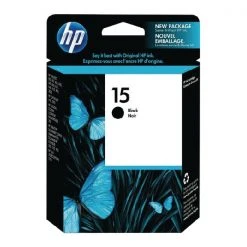 Hewlett Packard Inkjet Cartridges HP 15 Inkjet Cartridge DeskJet Black C6615D C6615DE C6615DE#ABB