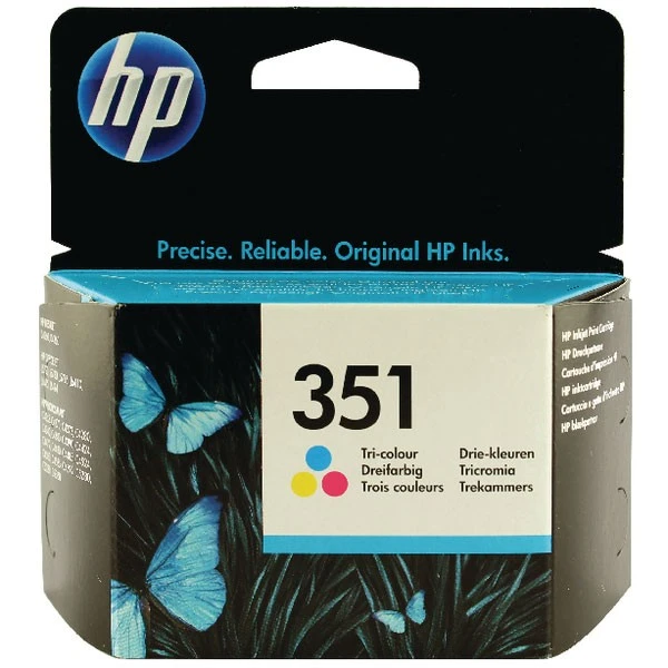 Hewlett Packard HP 351 Inkjet Cartridge 3-Colour CB337EE Inkjet Cartridges 3 Hewlett Packard HP 351 Inkjet Cartridge 3-Colour CB337EE Inkjet Cartridges