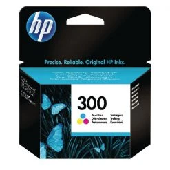 Hewlett Packard HP 300 Inkjet Cartridge 3-Colour CC643EE#ABB CC643EE