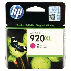 Hewlett Packard HP 920XL Ink Cartridge Magenta Officejet 6500 CD973AE CD973AE#BGX Inkjet Cartridges