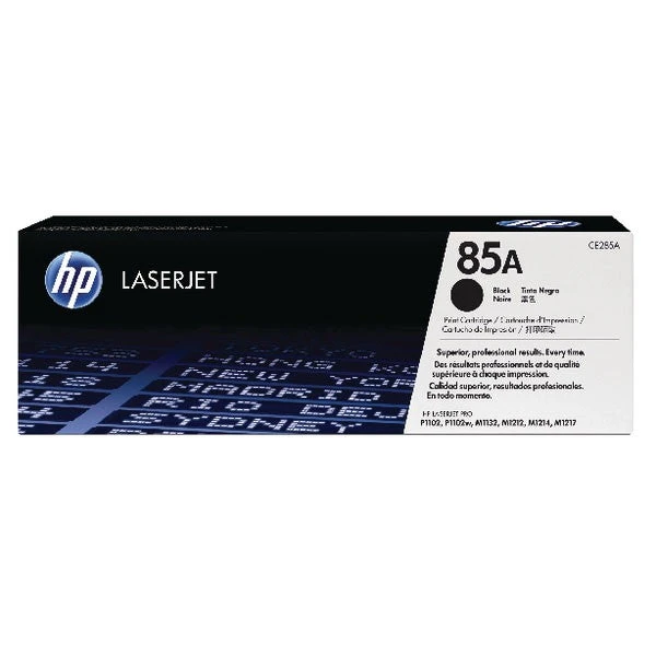 Hewlett Packard HP 85A Black Laserjet Toner Cartridge Ce285A Toner Cartridges 3 Hewlett Packard HP 85A Black Laserjet Toner Cartridge Ce285A Toner Cartridges