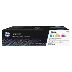 Hewlett Packard HP 126A Cyan/Magenta/Yellow Laserjet Toner Cartridge CF341A Toner Cartridges