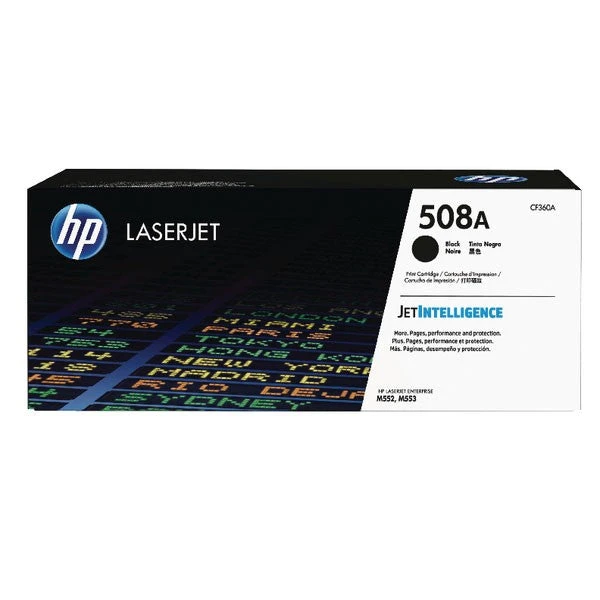 Hewlett Packard HP 508A Black Laserjet Toner Cartridge CF360A 3 Hewlett Packard HP 508A Black Laserjet Toner Cartridge CF360A