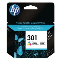 Hewlett Packard Inkjet Cartridges HP 301 Ink Cartridge 3-Colour CH562EE