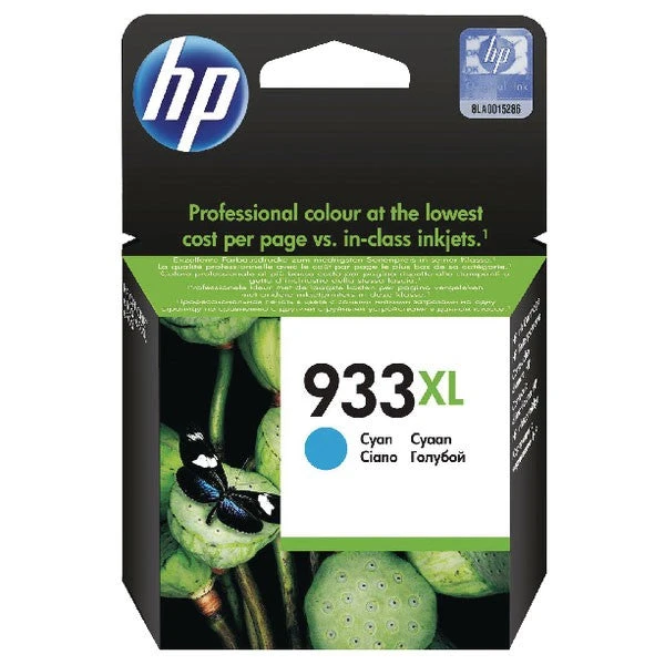 Hewlett Packard Inkjet Cartridges HP 933XL OfficeJet Inkjet Cartridge Cyan CN054AE 3 Hewlett Packard Inkjet Cartridges HP 933XL OfficeJet Inkjet Cartridge Cyan CN054AE