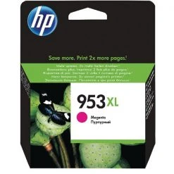Hewlett Packard HP 953XL HY Ink Magenta Cartridge F6U17AE#BGX Inkjet Cartridges