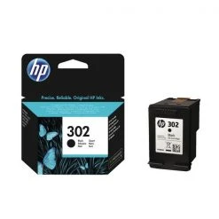 Hewlett Packard HP 302 Black Ink Cartridge F6U66AE Inkjet Cartridges