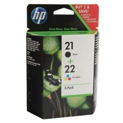Hewlett Packard HP 21/22 Black /Cyan/Magenta/Yellow Ink Cartridges SD367AE Inkjet Cartridges