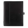 Filofax Holborn A5 Organiser Black Deluxe Buffalo Leather