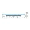 Student Stationery Helix 6in-15cm Clear Rule