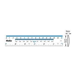 Student Stationery Helix 6in-15cm Clear Rule