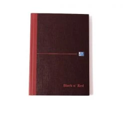 Books, Pads & Albums Black N Red A5 Casebound Hardback Single Cash Book 100080414