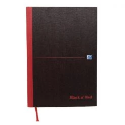 Black N Red Black N' Red Narrow Ruled Casebound Hardback Notebook A4 100080474 Notebooks And Journals