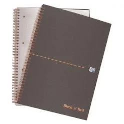 Black N Red Notebooks And Journals Black N' Red Smart Ruled Wirebound Hardback Notebook 140 Pages A5+ 846354904