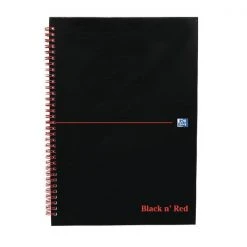 Black N Red Black N' Red A-Z Wirebound Hardback Notebook A4 100080232