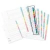 Concord Index 1-12 A4 White With Multicoloured Mylar Tabs 01301/CS13