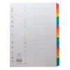 Concord Index 1-15 A4 White With Multicoloured Mylar Tabs 01601/CS16 Filing & Folders