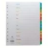 Concord Index Jan-Dec A4 Extra Wide Multicoloured Tabs 07901/CS79 1 Concord Index Jan-Dec A4 Extra Wide Multicoloured Tabs 07901/CS79