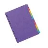 Filing & Folders Concord Divider 10-Part A4 270gsm Bright Assorted 52699/526