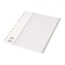 Filing & Folders Concord Index 1-20 A4 Polypropylene Grey 62705