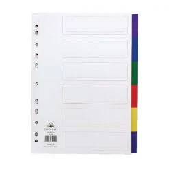 Filing & Folders Concord Divider 6-Part A4 Polypropylene Multicoloured 65899