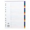 Concord Index 1-20 A4 Polypropylene Multicoloured 66599 Filing & Folders