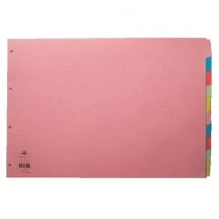 Concord Divider 10-Part A3 Landscape Pastel Colours 70499/J4