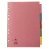 Filing & Folders Concord Divider 5-Part A4 160gsm Multicoloured 71190