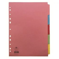 Concord Divider 5-Part A4 160gsm Multicoloured 71199/J11