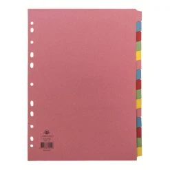 Concord Divider 15-Part A4 160gsm Multicoloured 71599/J15