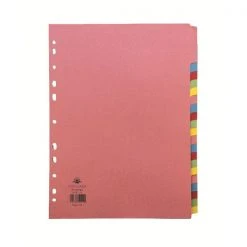 Concord Divider 20-Part A4 160gsm Multicoloured 74099/J40 Filing & Folders