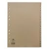 Filing & Folders Concord Index A-Z 20-Part A4 Kraft Manilla Buff 78202/AZ2