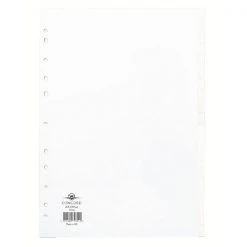 Concord Divider 20-Part A4 150gsm White 79601